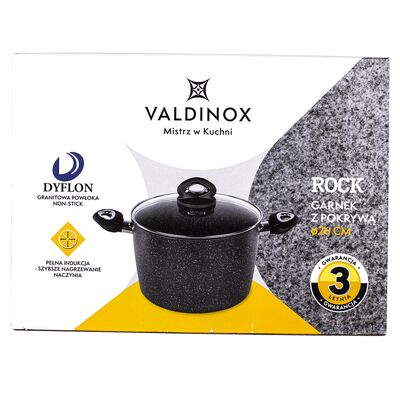 Garnek z pokrywą Valdinox Rock 26 cm 9,1 l