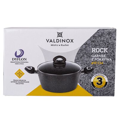 Garnek z pokrywą Valdinox Rock 18 cm 2,0 l