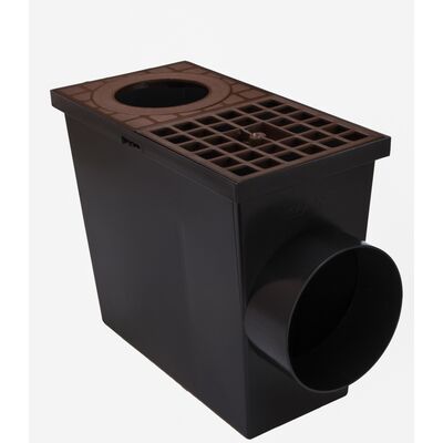 Studzienka z kratą brąz 260 x 135 x 220 mm MAXPOL