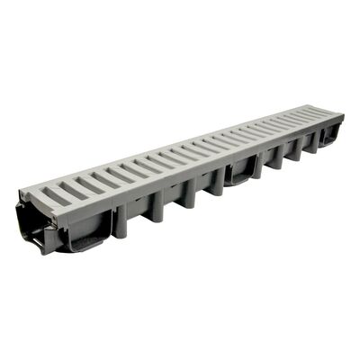 Kanał z kratą PVC system 1000 x 98 B125 100 x 13,1 x 9,8 cm MAXPOL