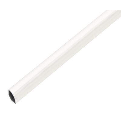 Ćwierćwałek PVC biały 1000 x 22 x 1,2