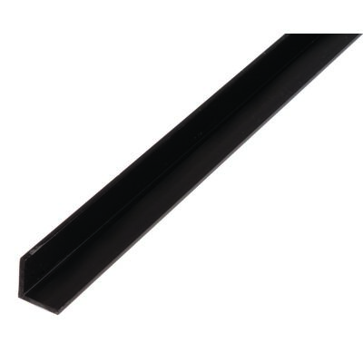 Profil kątowy PVC czarny 1000 x 20 x 20 x 1,5