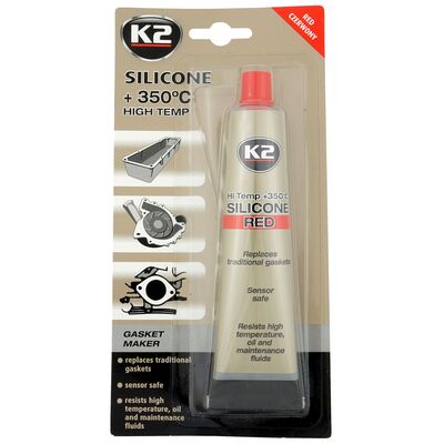 Silikon czerwony do 350°C 85 g K2