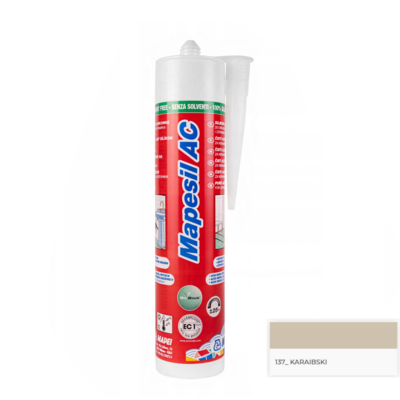 Silikon MAPESIL AC N.137 jasny beż karaibski 310 ml Mapei