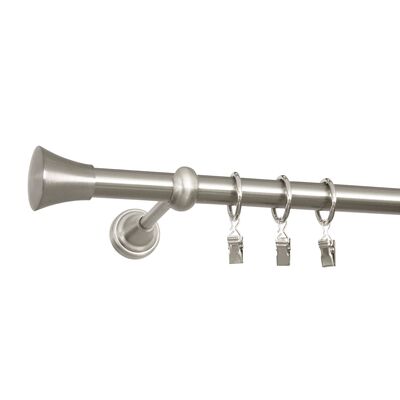 Karnisz pojedynczy 19 mm Tazza 240 cm srebrny Bojanek