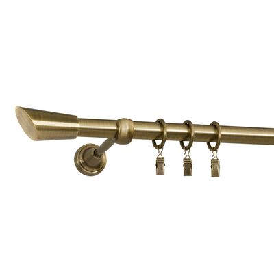 Karnisz pojedynczy 19 mm Skorpio 160 cm stare złoto Bojanek