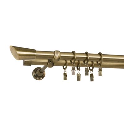 Karnisz podwójny 19/19 mm Skorpio 200 cm stare złoto Bojanek