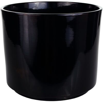 Osłonka cylinder ceramiczna 20 cm czarny CERMAX