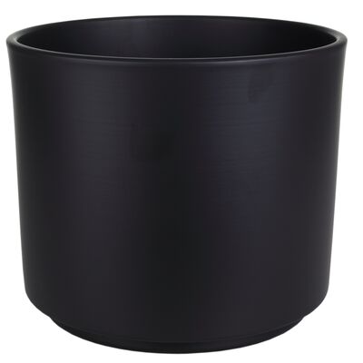 Osłonka cylinder ceramiczna 20 cm antracyt mat CERMAX