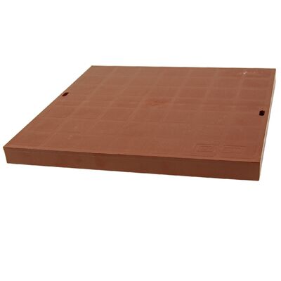 Pokrywa 300 x 300 PVC A15 brąz 28,8 x 28,8 x 2 cm MAXPOL