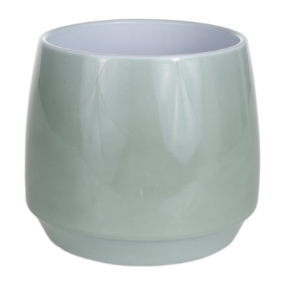 Osłonka ceramiczna 16 cm zielona szałwia CERMAX