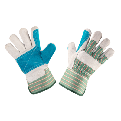 Rękawice robocze dwoina bydlęca szara 10.5