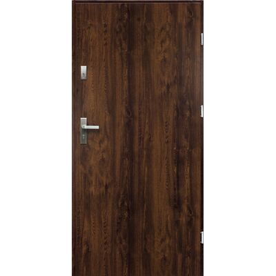 Drzwi zewnętrzne ARTEMIDA pełne orzech 80 prawe RADEX