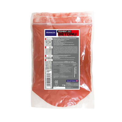 Primacol Pigment do betonu czerwień jasna 1 kg Professional