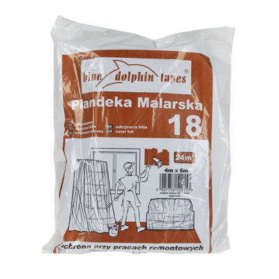 Blue Dolphin plandeka malarska 18 4 m x 6 m