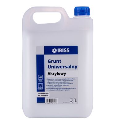 Grunt uniwersalny akrylowy 5 l /2 Iriss