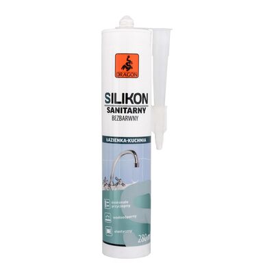 Dragon Silikon sanitarny 280 ml bezbarwny kartusz