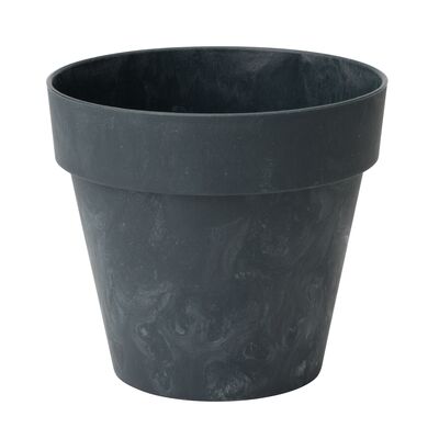 Osłonka Ibiza beton 16 cm czarna