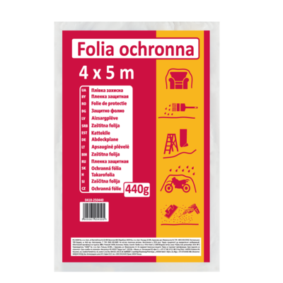 Folia 4 x 5 m LDPE reglanulat 0,05 mm