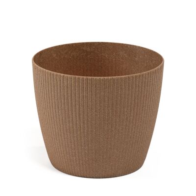 Osłonka-doniczka MAGNOLIA jumper ECO fi 11 naturalne drewno Lamela