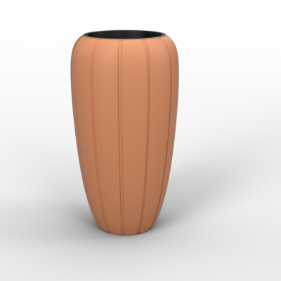 Donica GAJA 40 wysoka terakota Lamela