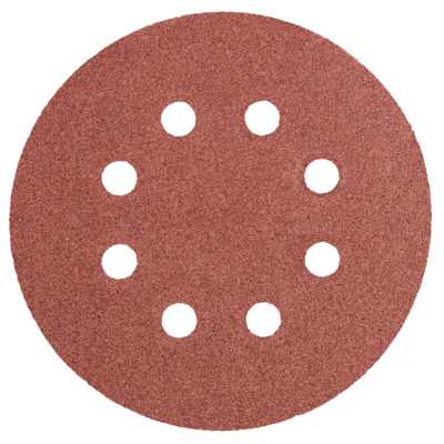 Krążki ścierne 125 mm, K100, 5 szt,, z 8 otworami GRAPHITE