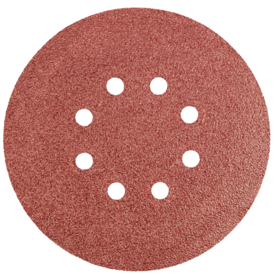 Krążki ścierne 150 mm, K60, 5 szt,, z 8 otworami GRAPHITE