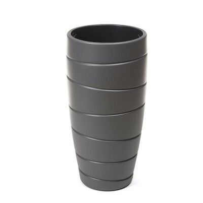 Donica PASSA 40 wysoka antracyt Lamela