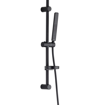 Zestaw natryskowy na drążku ARES czarny