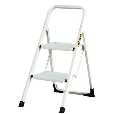 DRABEST Drabina domowa stalowa MINIFERO 2 stopniowa 125 kg