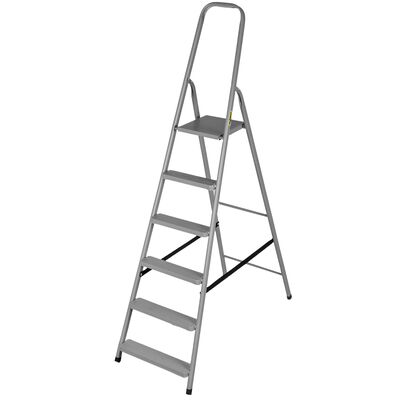 DRABEST Drabina stalowa domowa 6 stopniowa 125 kg