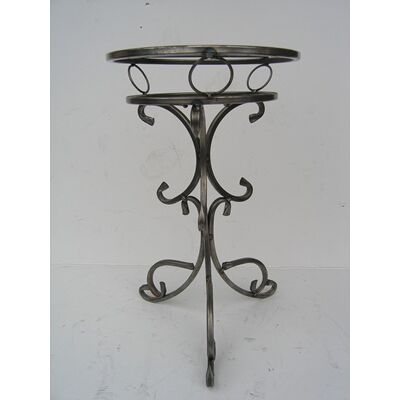 Kwietnik metalowy 75 cm złota patyna