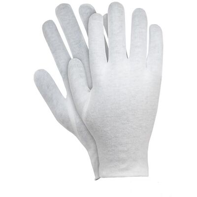 Rękawice bawełniane białe rozmiar 7-10