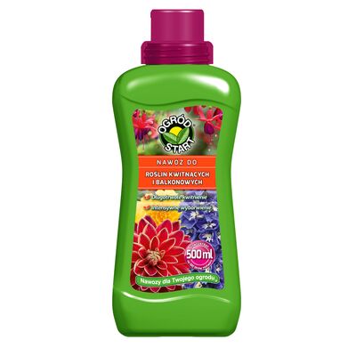 Nawóz do roślin kwitnących i balkonowych płynny 500 ml Ogród Start