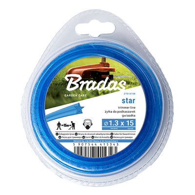 blister Żyłka TRIMMER, gwiazda 2,4 mm x 15 m