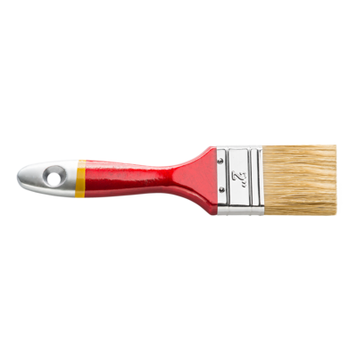 Pędzel płaski 25 x 12 mm *33 jasna szczecina/syntetyk