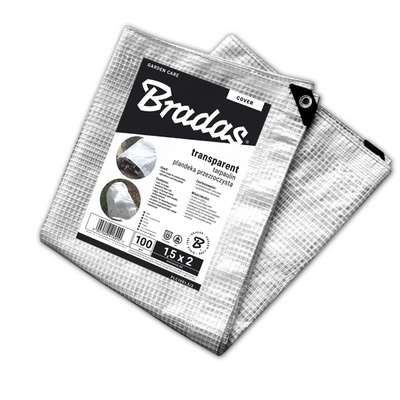 Plandeka zbrojona LENO CRISTAL 100 g/m², 2 x 3 m