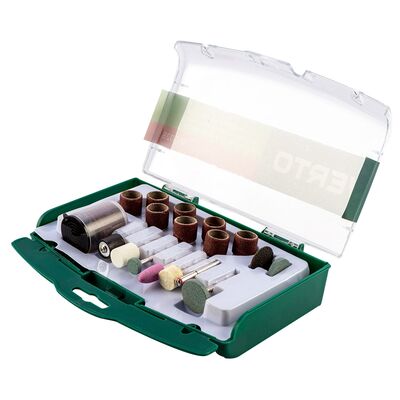 VERTO Akcesoria do miniszlifierki zestaw 71 szt,