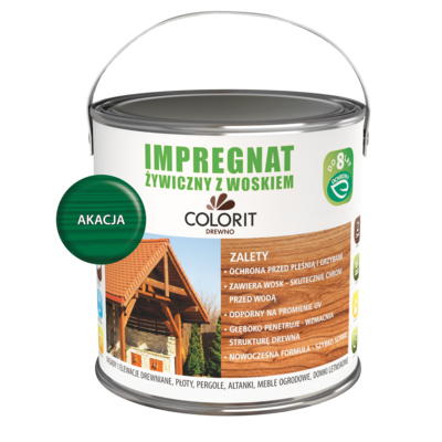 Colorit Drewno Impregnat żywiczny z woskiem Akacja 2,5 l