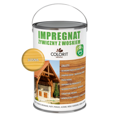 Colorit Drewno Impregnat żywiczny z woskiem Sosna 5 l
