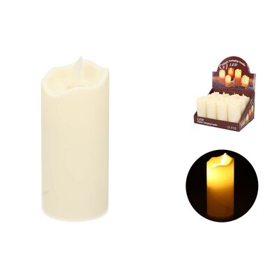 Świeczka LED kremowa 11 x 5 cm