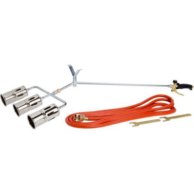 Drel Palnik dekarski z potrójną dyszą na gaz propan-butan wąż 5 m