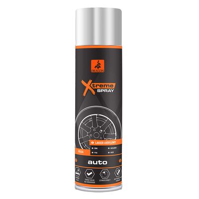DRAGON Lakier akrylowy Auto - Felga w aerozolu 500 ml srebrny