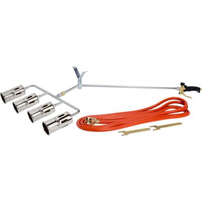 Drel Palnik dekarski z poczwórną dyszą na gaz propan-butan wąż 5 m