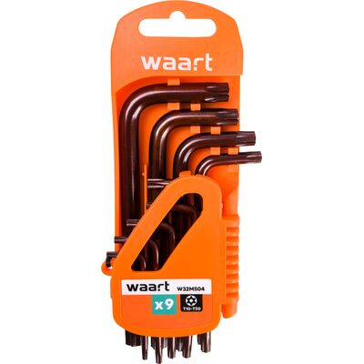 Jufisto Klucz Torx z otworem T10-50 S2 komplet 9 szt.