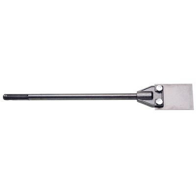 Jufisto Dłuto płaskie 18 x 400 mm z płytką ze stali Hadfielda 100 x 75 mm chwyt SDS-max