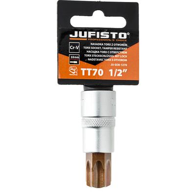 Jufisto Nasadka Torx wewnętrzny z otworem TT70 x 55 mm 1/2''