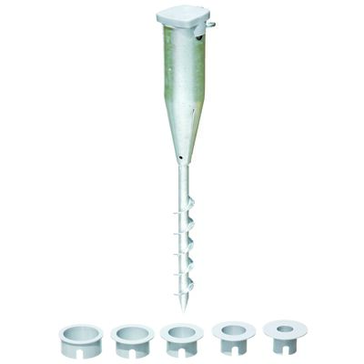 Tuleja ziemna wkręcana ocynk 25-65⌀ mm