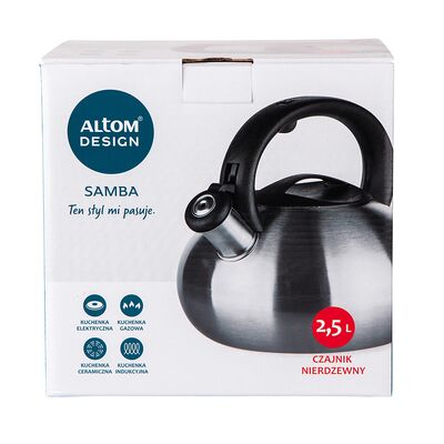 Czajnik nierdzewny 2,5 l samba satin