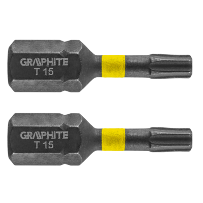 GRAPHITE Bity udarowe TX15 x 25 mm 2 szt.